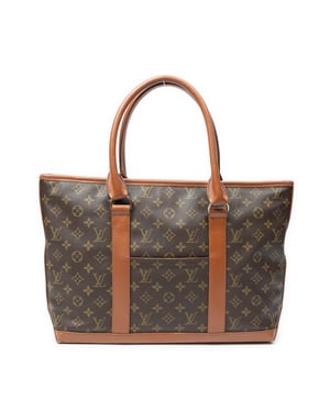 Louis Vuitton Sac Weekend PM en marrón Lienzo recubierto
