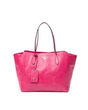 Gucci Medium Swing Tote  en  rosa Cuero de ternero
