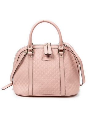 Gucci Medium Dome Tote  en  rosa Cuero de ternero