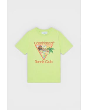 Camiseta Verde Pálido Del Club De Tenis Afrocubista De Casablanca