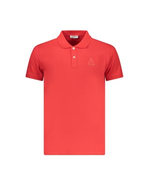 Polo Rojo Con Logo De Triángulo De Iceberg