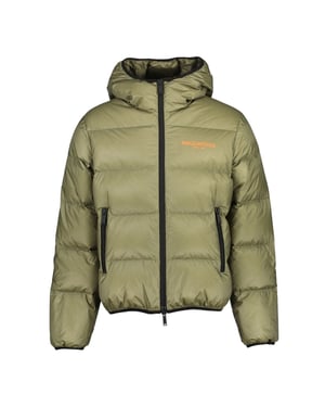 Chaqueta De Plumas Verde Militar Dsquared2