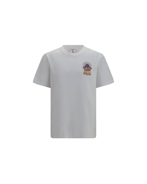 Camiseta de Algodón Blanca Casablanca