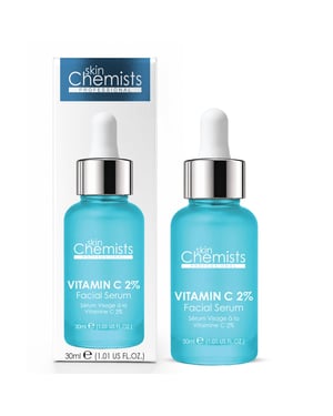 skinChemists Sérum facial con vitamina C al 2%, 30 ml.