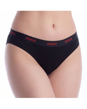 Braguitas Clásicas de Algodón Elástico para Mujer con Logo 50557102