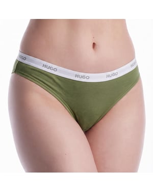 Braguitas Clásicas de Algodón Elástico para Mujer con Logo 50557102