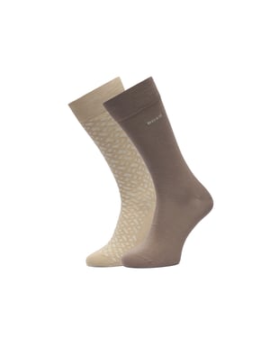 Paquete de 2 pares de calcetines de algodón para hombre, a media pantorrilla 50515141