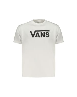 Camiseta de Hombre de Algodón Blanca Vans