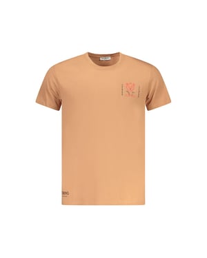 Camisa de Hombre de Algodón Marrone Iceberg