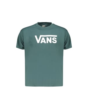 Camiseta de algodón para hombre Vans verde