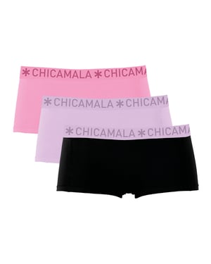 Chicamala Braguitas Bóxer para Mujer - Pack de 3 - Ropa Interior para Mujer