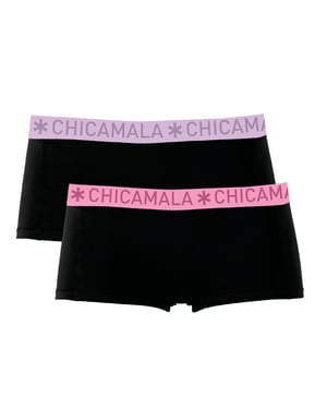 Chicamala Braguitas Bóxer para Niña - Pack de 2 - Ropa Interior para Niña