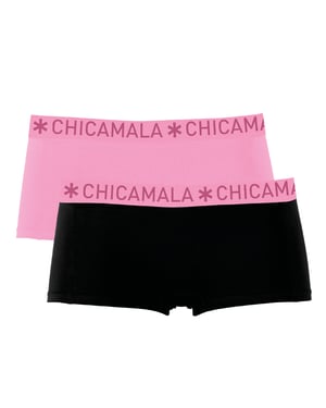 Chicamala Braguitas Bóxer para Niña - Pack de 2 - Ropa Interior para Niña