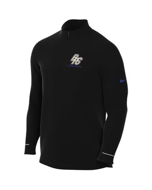 Nike Blue Ribbon Sports Running camiseta negra de manga larga para correr