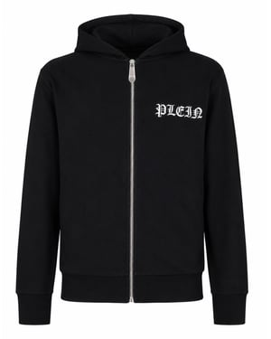 Sudadera Con Cremallera Y Capucha Skull
