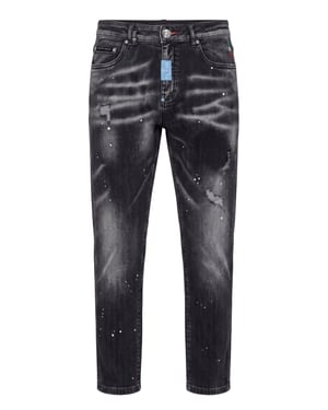Vaqueros De Corte Slim Basic