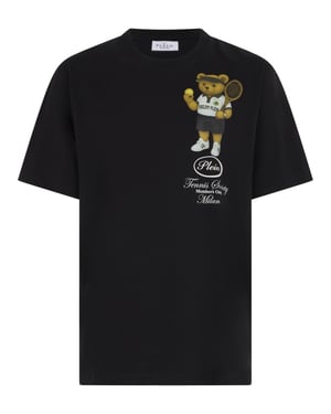 Camiseta De Cuello Redondo Y Manga Corta Teddy
