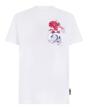 Camiseta De Cuello Redondo Y Manga Corta