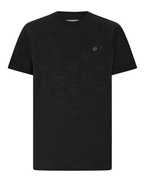 Camiseta De Cuello Redondo Y Manga Corta Monogram