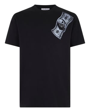 Camiseta De Cuello Redondo Y Manga Corta Skull