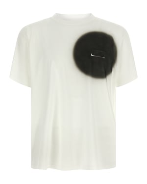 Camiseta de algodón blanca MM6 Maison Margiela