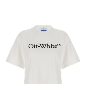 Camiseta de algodón blanca Off-White