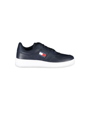 Zapatillas de Hombre de Cuero Azul Tommy Hilfiger