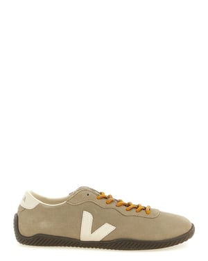Zapatillas Veja de Piel de Ternera Grises