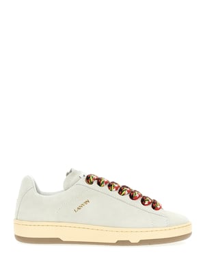 Zapatillas de Cuero de Ternera Blancas Lanvin