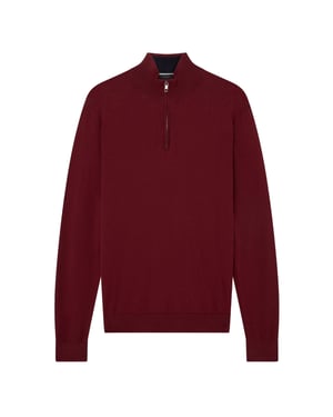 Media Cremallera Ted Baker Artiss Core Color Granate