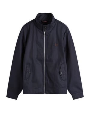 Chaqueta Harrington Azul Marino De Fred Perry