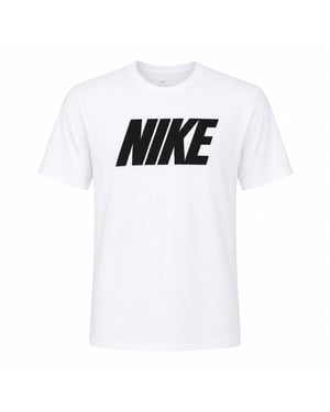 Camiseta Blanca Icon Block Para Hombre De Nike Sportswear