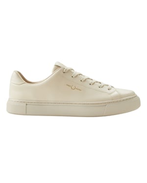 Zapatillas Deportivas Fred Perry B71 De Cuero Color Avena
