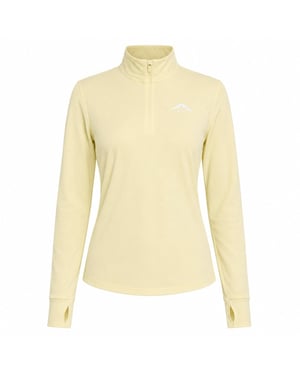 Camiseta Amarilla De Manga Larga Con Media Cremallera Nike Dri-fit Trail