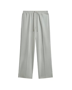 Pantalones Deportivos Ted Baker Nowell Cupro Con Bajo Dividido, Color Verde Claro