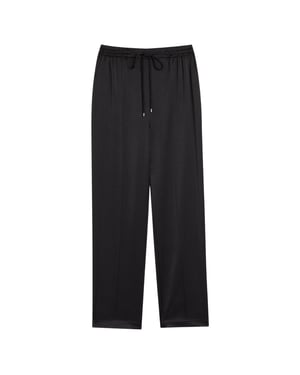 Pantalones Deportivos Ajustados De Satén Ted Baker Natori En Color Negro