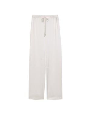 Pantalones Deportivos Anchos De Satén Color Marfil Ted Baker Umaibo