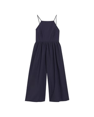 Mono Azul Oscuro Con Tirantes Cruzados Y Escote Cuadrado Ted Baker Eze