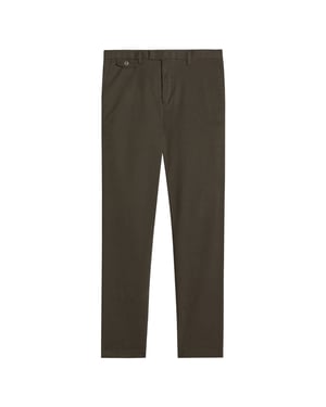 Pantalones Elegantes De Color Caqui De Corte Ajustado Genay De Ted Baker