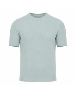 Camiseta Verde Acanalada Mixta Ted Baker Voisin