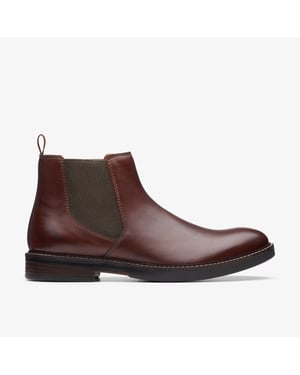 Paulson Up Mahogany Leather Botas