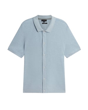 Camisa Azul Regular Con Botones De Ted Baker Connyr