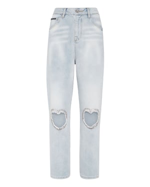 Pantalones Vaqueros De Corte Holgado Heart