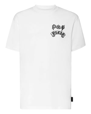 Camiseta De Cuello Redondo Gothic Plein