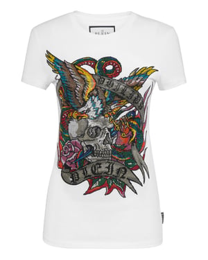 Camiseta De Cuello Redondo Tattoo