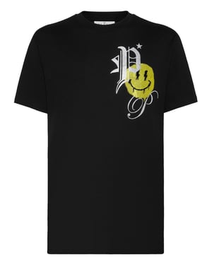 Camiseta De Cuello Redondo Smile