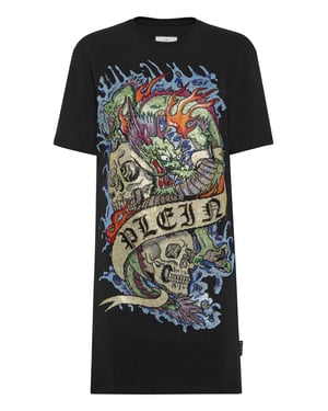 Vestido Camiseta Corto Tattoo