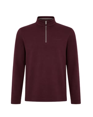 Suéter Granate Con Cremallera De Un Cuarto De La Marca Ted Baker Actosj