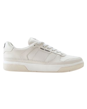 Zapatillas Fred Perry B300 De Piel Texturizada Color Porcelana