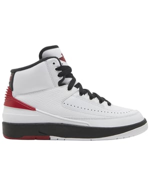 Zapatillas Nike Air Jordan 2 Retro Con Detalles En Rojo Y Blanco